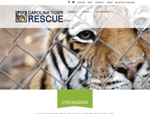 Tablet Screenshot of carolinatigerrescue.org